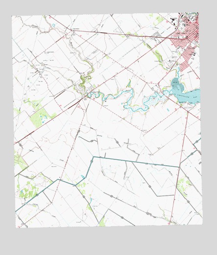 Port Lavaca West, TX USGS Topographic Map