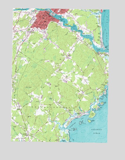 Biddeford, ME USGS Topographic Map