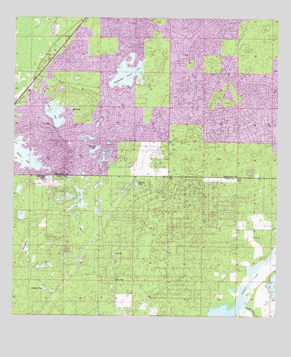 Port Richey NE, FL USGS Topographic Map