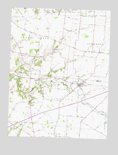 Port William, OH USGS Topographic Map