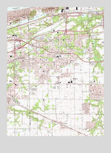 Portage, IN USGS Topographic Map