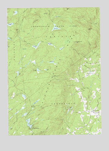 Porter Corners, NY USGS Topographic Map