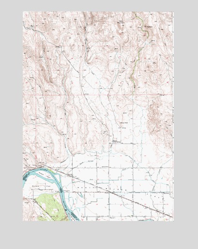 Porters Flat, OR USGS Topographic Map