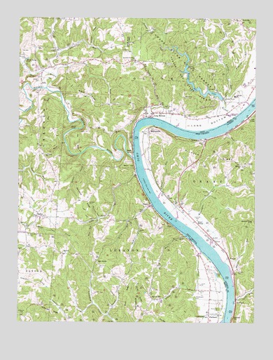 Portland, OH USGS Topographic Map