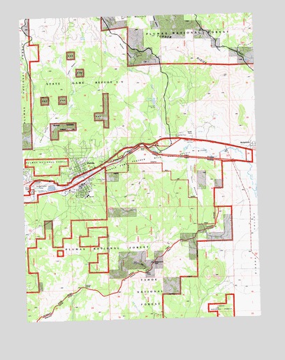 Portola, CA USGS Topographic Map