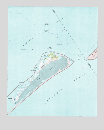 Portsmouth, NC USGS Topographic Map