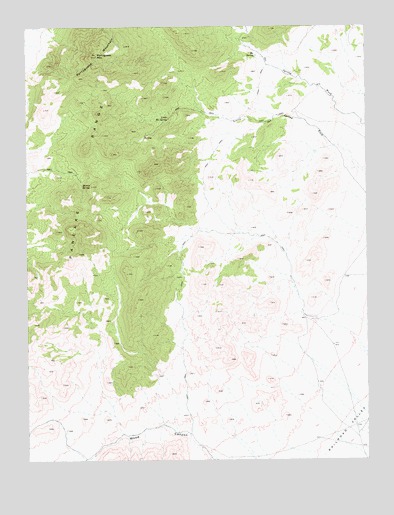 Portuguese Mountain, NV USGS Topographic Map