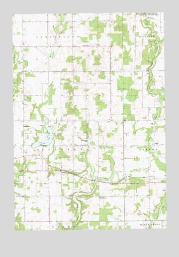 Poskin, WI USGS Topographic Map
