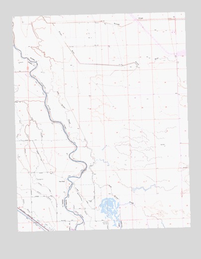Poso Farm, CA USGS Topographic Map