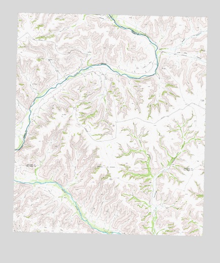 Post Canyon, TX USGS Topographic Map