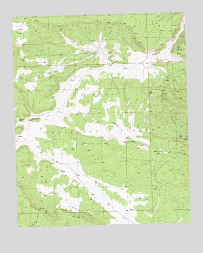 Post Office Flat, NM USGS Topographic Map