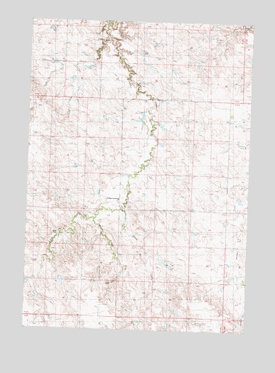 Post Ranch, SD USGS Topographic Map