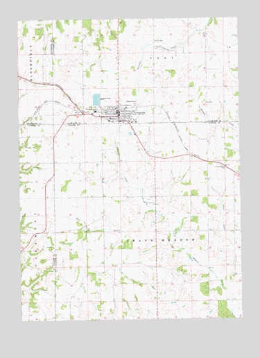 Postville, IA USGS Topographic Map
