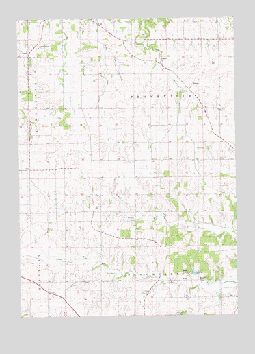 Postville NW, IA USGS Topographic Map