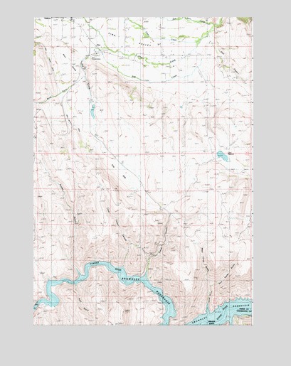 Posy Valley, OR USGS Topographic Map
