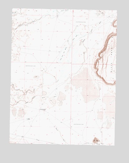 Pot Mountain, UT USGS Topographic Map