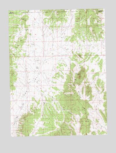 Pot Spring, NV USGS Topographic Map