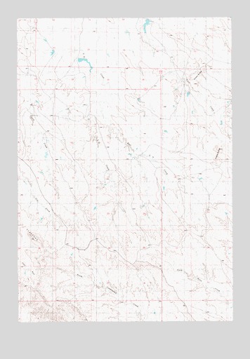 Potato Buttes, MT USGS Topographic Map