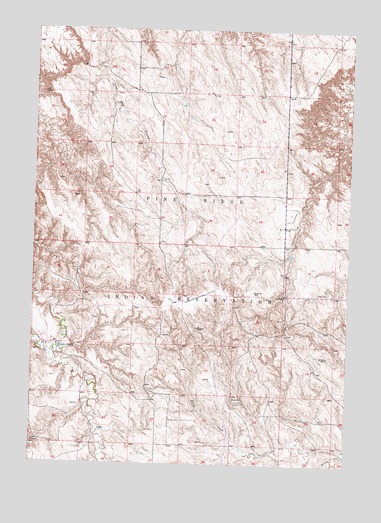 Potato Creek, SD USGS Topographic Map
