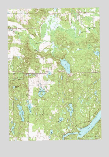 Potato Lake, WI USGS Topographic Map