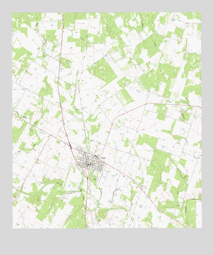 Poteet, TX USGS Topographic Map