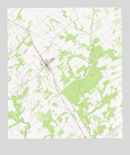 Poth, TX USGS Topographic Map