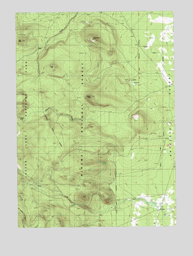 Pothole Butte, OR USGS Topographic Map