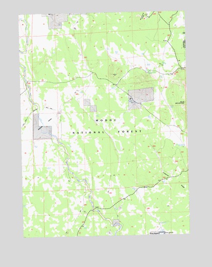 Pothole Valley, CA USGS Topographic Map