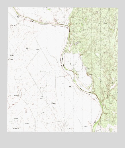 Big Apache Hill, TX USGS Topographic Map