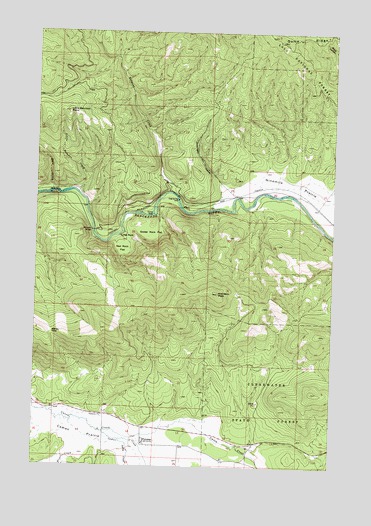 Potomac, MT USGS Topographic Map