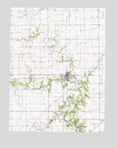 Potomac, IL USGS Topographic Map