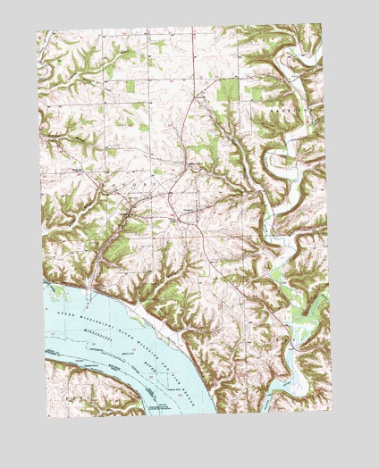 Potosi, WI USGS Topographic Map