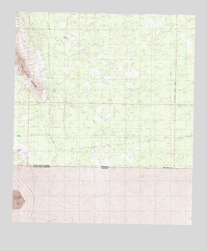 Potrillo, NM USGS Topographic Map