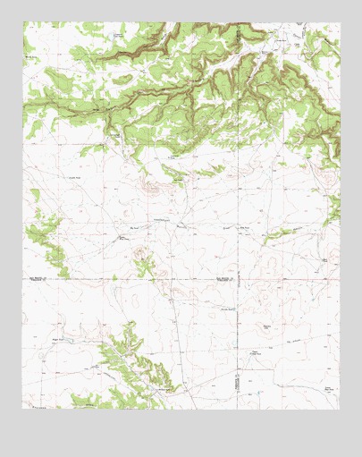 Potrillo Hill, NM USGS Topographic Map