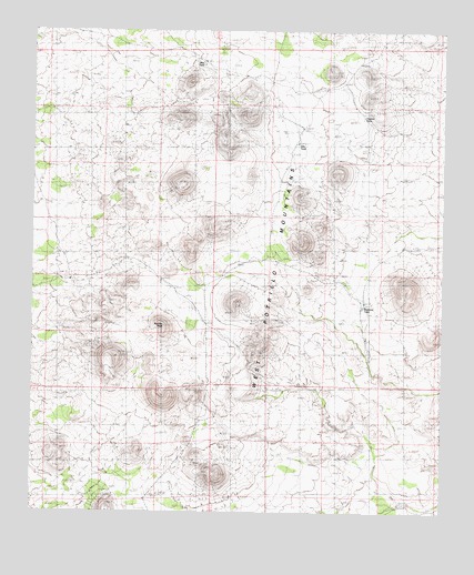 Potrillo Peak, NM USGS Topographic Map