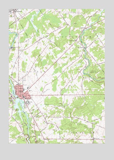 Potsdam, NY USGS Topographic Map