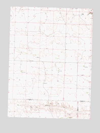 Big Bald Hill NE, NE USGS Topographic Map
