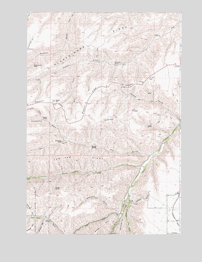 Potter Hill, WA USGS Topographic Map