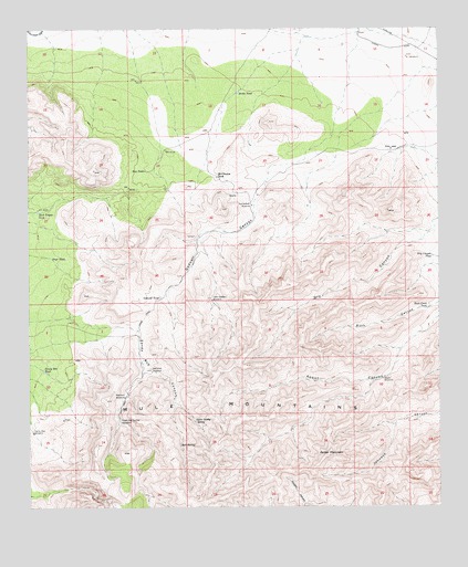 Potter Mountain, AZ USGS Topographic Map