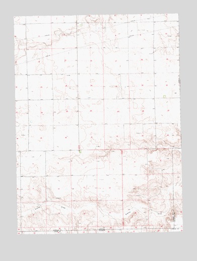 Potter SW, NE USGS Topographic Map
