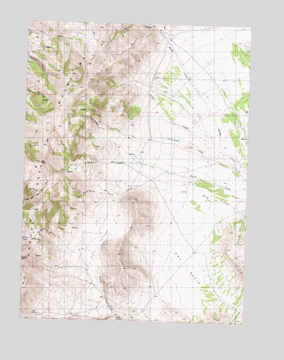 Potters Creek, UT USGS Topographic Map