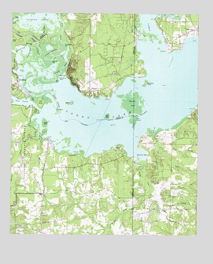 Potters Point, TX USGS Topographic Map
