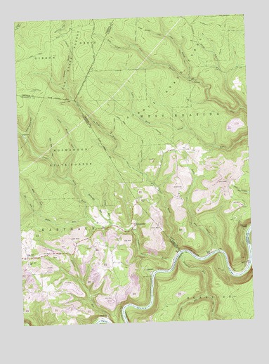 Pottersdale, PA USGS Topographic Map
