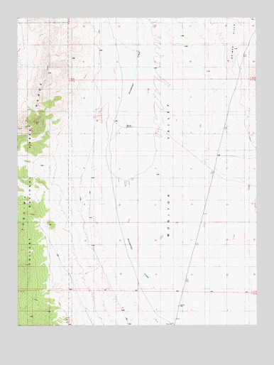 Potts Well, NV USGS Topographic Map