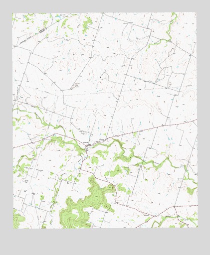 Pottsville, TX USGS Topographic Map