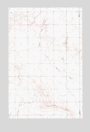 Poverty Coulee NE, MT USGS Topographic Map