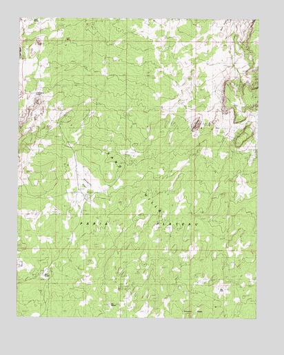 Poverty Flat, AZ USGS Topographic Map
