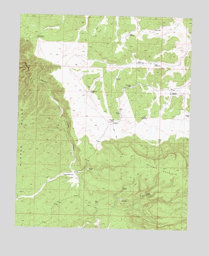 Poverty Spring, AZ USGS Topographic Map