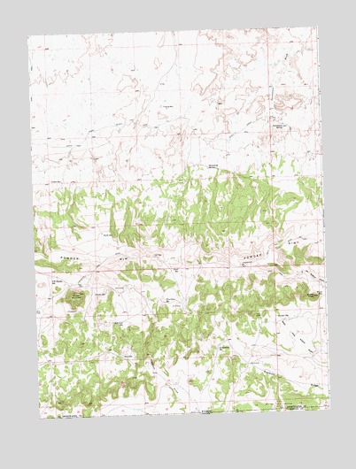 Powder Mountain, WY USGS Topographic Map