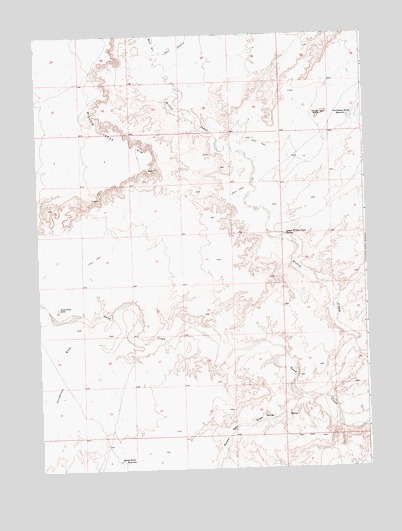 Powder Mountain NE, WY USGS Topographic Map